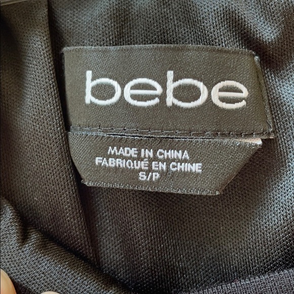 bebe bodycon cap sleeve color block dress - Picture 4 of 9